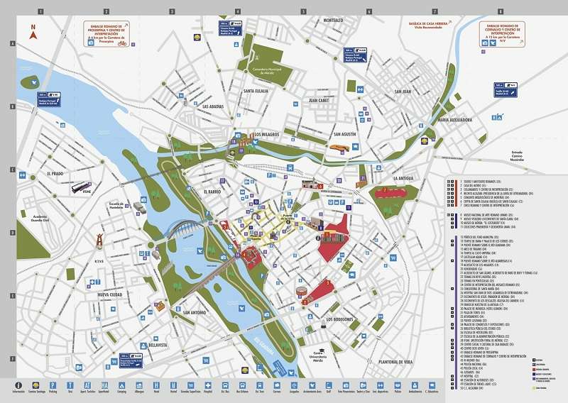 Mapa Turístico Mérida